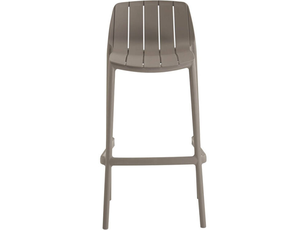 Set van 2 "Vaena" stapelbare tuinstoelen - Taupe