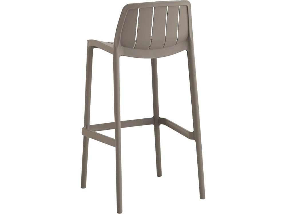 Set van 2 "Vaena" stapelbare tuinstoelen - Taupe