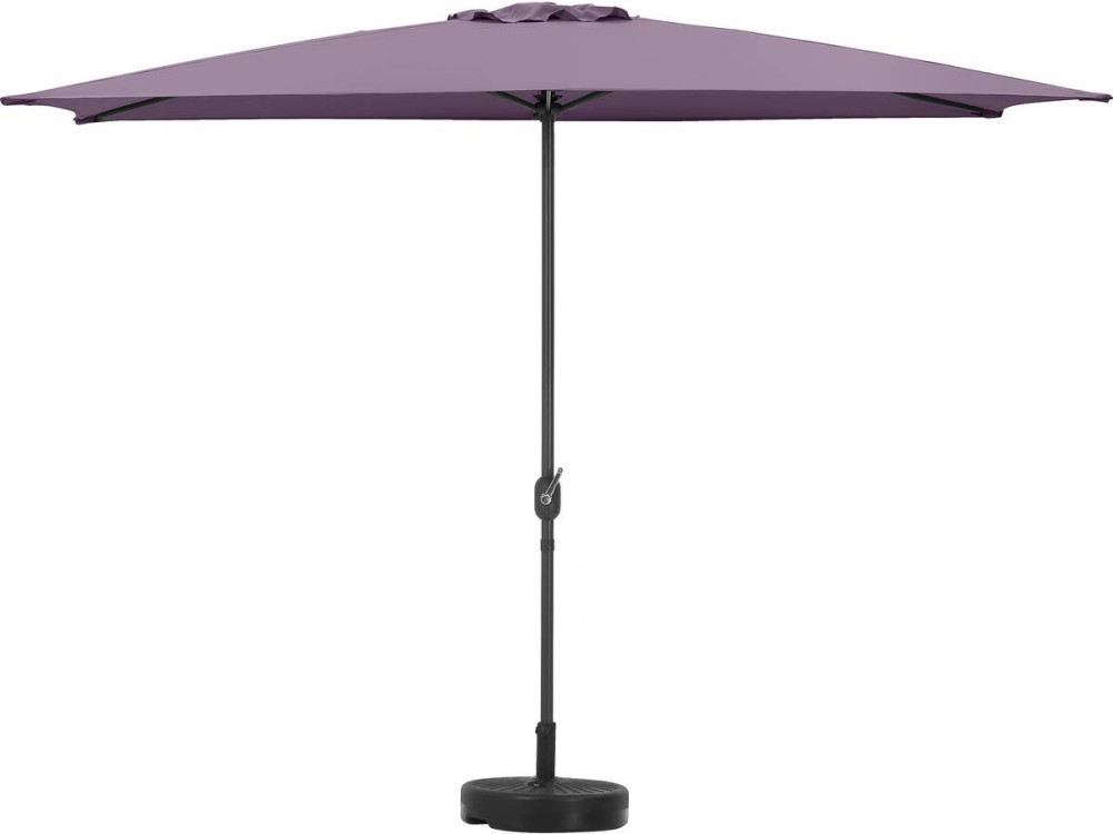 Parasol tuin tuinparasol "Sol 2" - Rechthoekig - 2 x 3 m - Paars