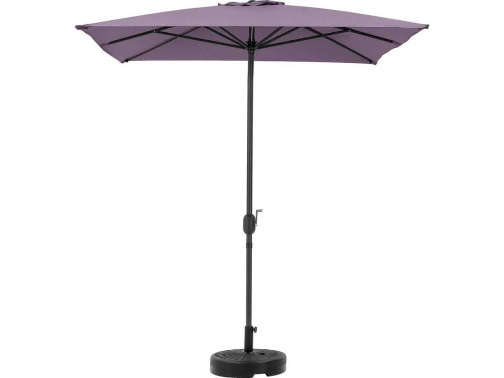 Parasol tuin tuinparasol "Sol 2" - Rechthoekig - 2 x 3 m - Paars