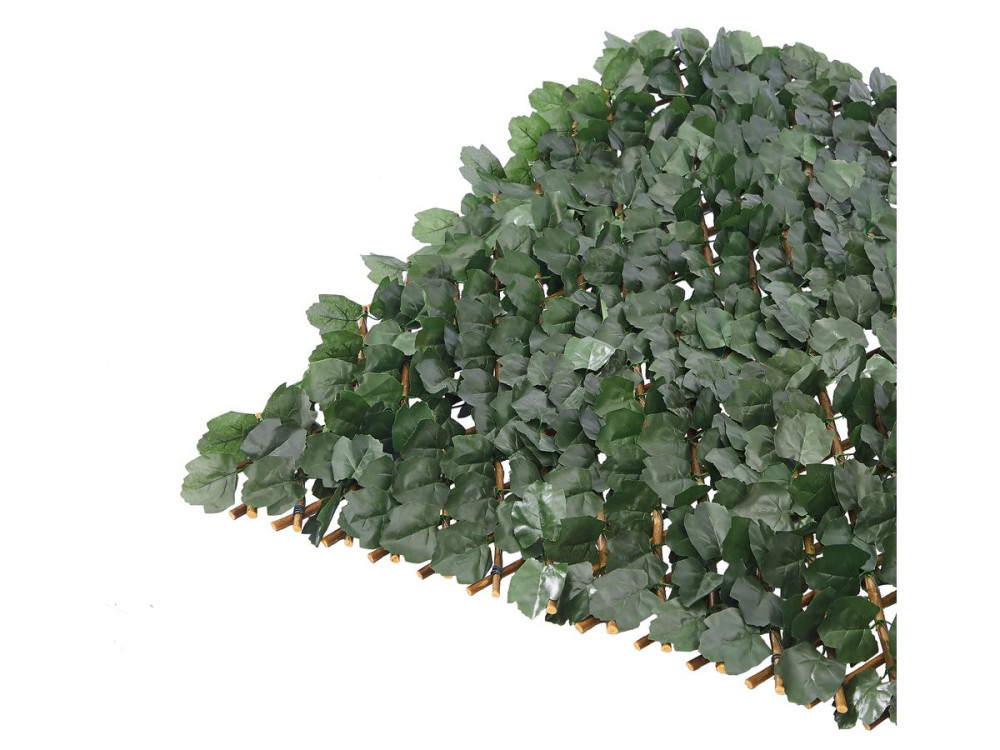 Kunsthaag set 6 stuks bladeren schutting buiten "Fragon" - 200 x 100 cm - Groen