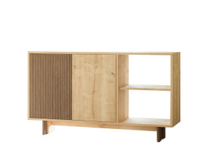 Houten buffetkast "Ravello" - 140 x 35 x 80 cm - Beige