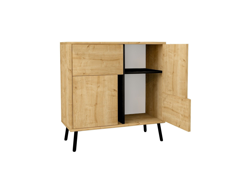 Houten dressoir "Darien" - 76 x 35 x 79 cm - Beige