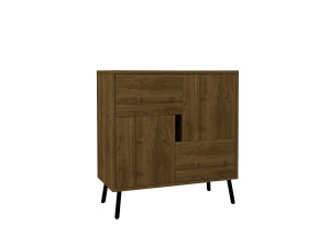 Houten dressoir "Darien" - 76 x 35 x 79 cm - Bruin