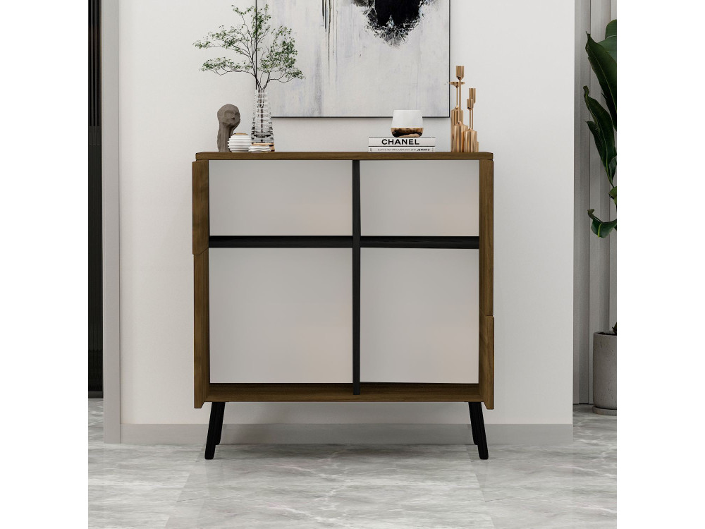Houten dressoir "Darien" - 76 x 35 x 79 cm - Bruin