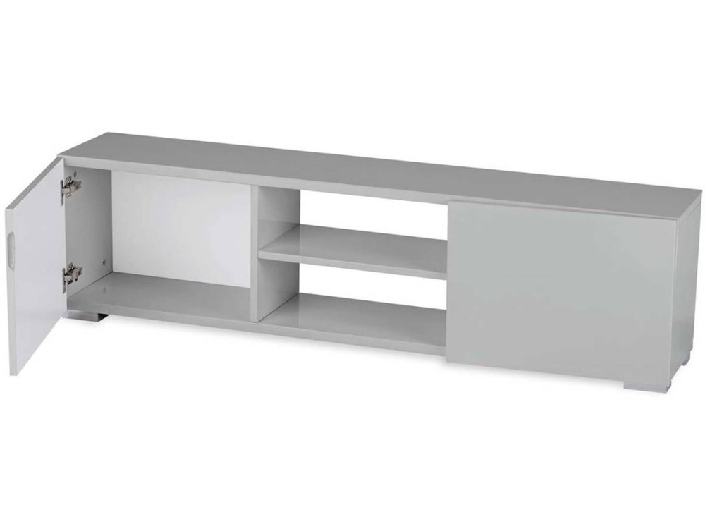 TV meubel "Frida" - 155 x 31 x 42,5 cm - Grijs
