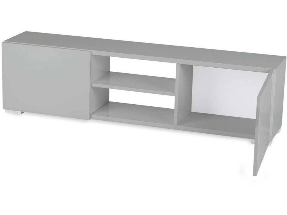 TV meubel "Frida" - 155 x 31 x 42,5 cm - Grijs