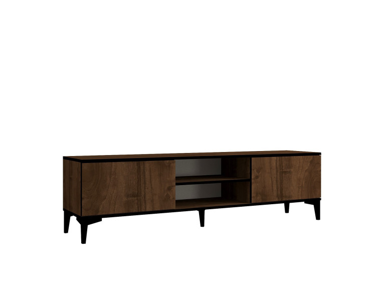 Houten TV-meubel "Erem" - 180 x 40 x 45 cm - NotelaarZwart