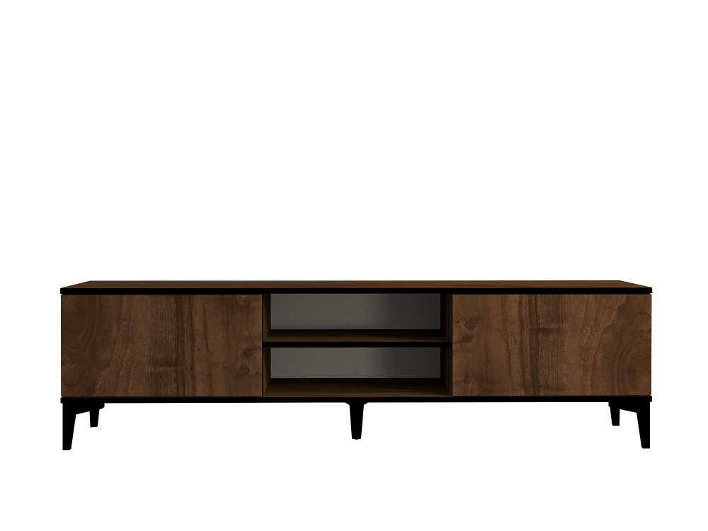 Houten TV-meubel "Erem" - 180 x 40 x 45 cm - NotelaarZwart