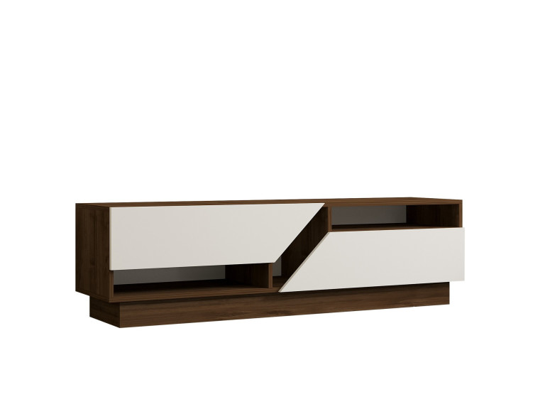 Houten TV-meubel "Koza" - 160 x 40 x 45 cm - NotelaarWit