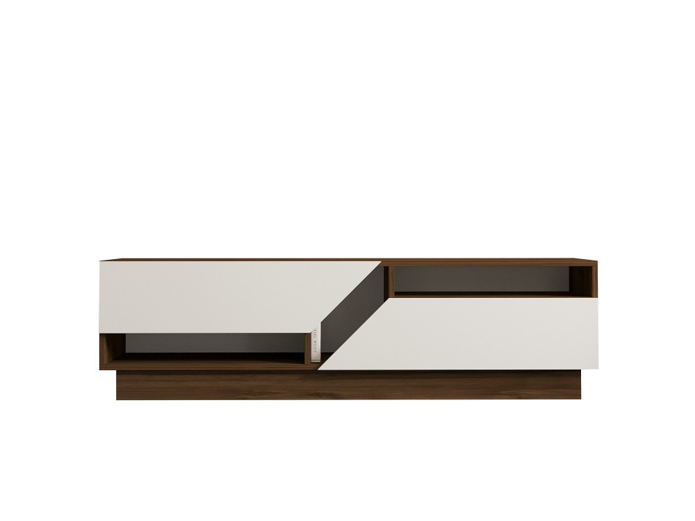 Houten TV-meubel "Koza" - 160 x 40 x 45 cm - NotelaarWit