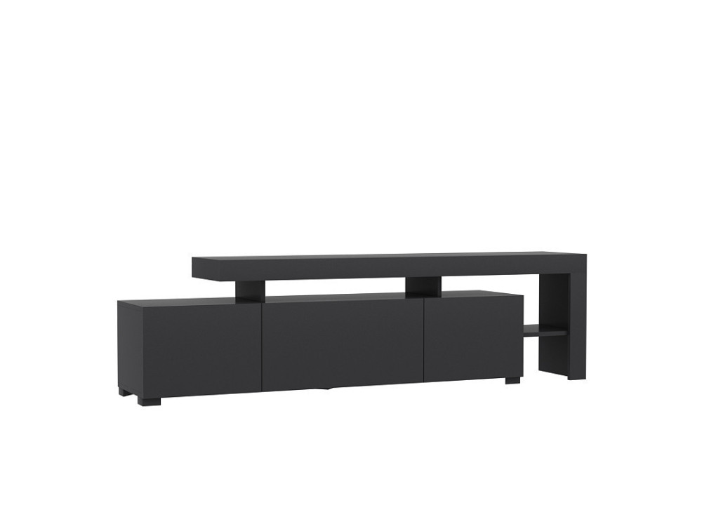 Houten TV-meubel "Beliz" - 192 x 37 x 53 cm - Antraciet