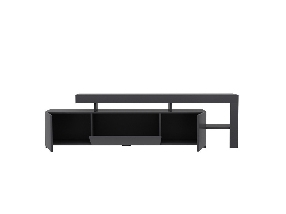 Houten TV-meubel "Beliz" - 192 x 37 x 53 cm - Antraciet