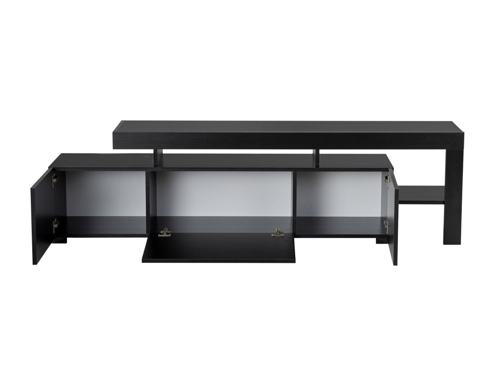 Houten TV-meubel "Beliz" 192 x 37 x 53 cm - Zwart hout