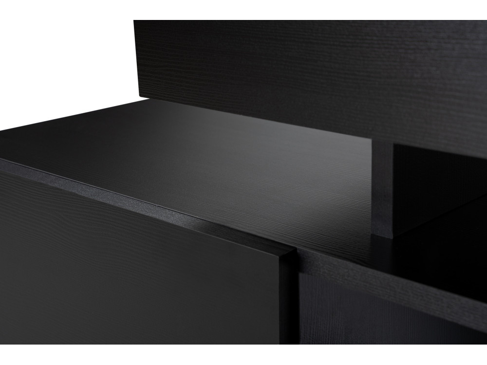Houten TV-meubel "Beliz" 192 x 37 x 53 cm - Zwart hout
