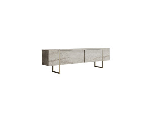 Luxe" houten TV-meubel - 180 x 30 x 50 cm - TravertinOr