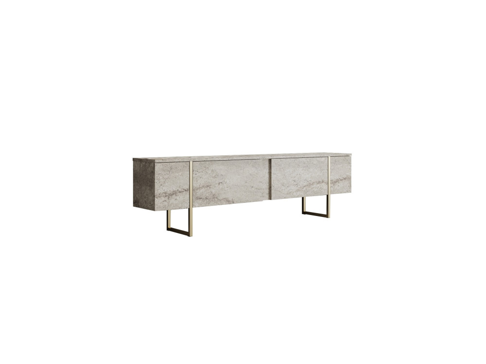 Luxe" houten TV-meubel - 180 x 30 x 50 cm - TravertinOr
