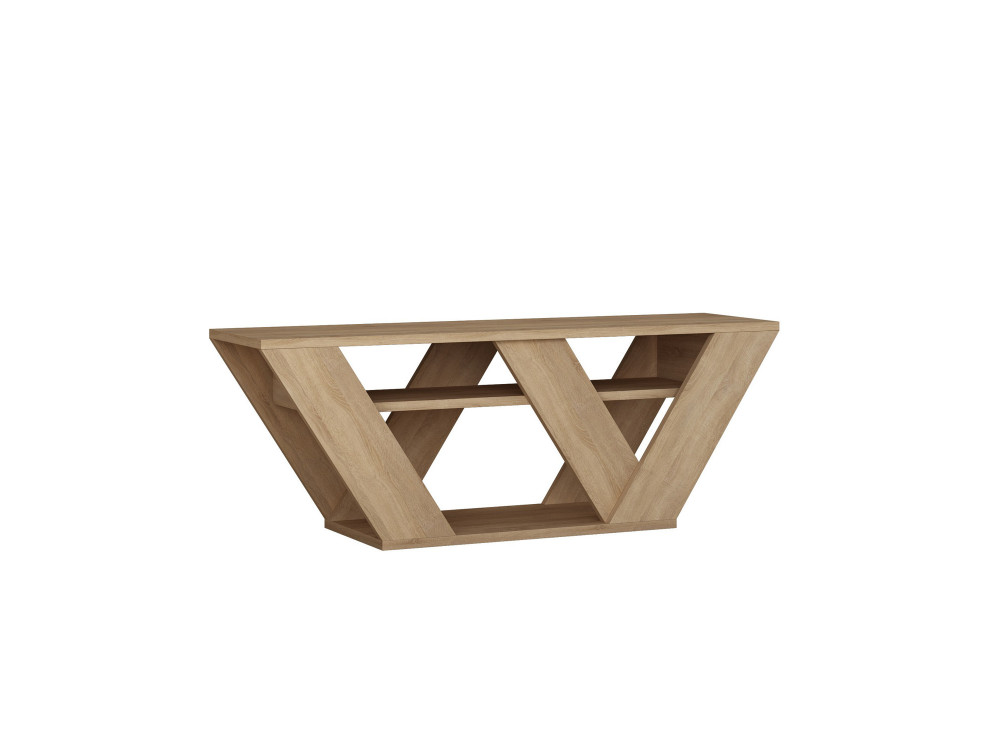 Houten TV-meubel "Pipralla" - 110 x 30 x 40 cm - Eik