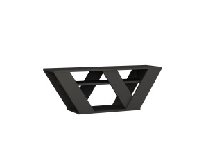 Houten TV-meubel "Pipralla" - 110 x 30 x 40 cm - Antraciet