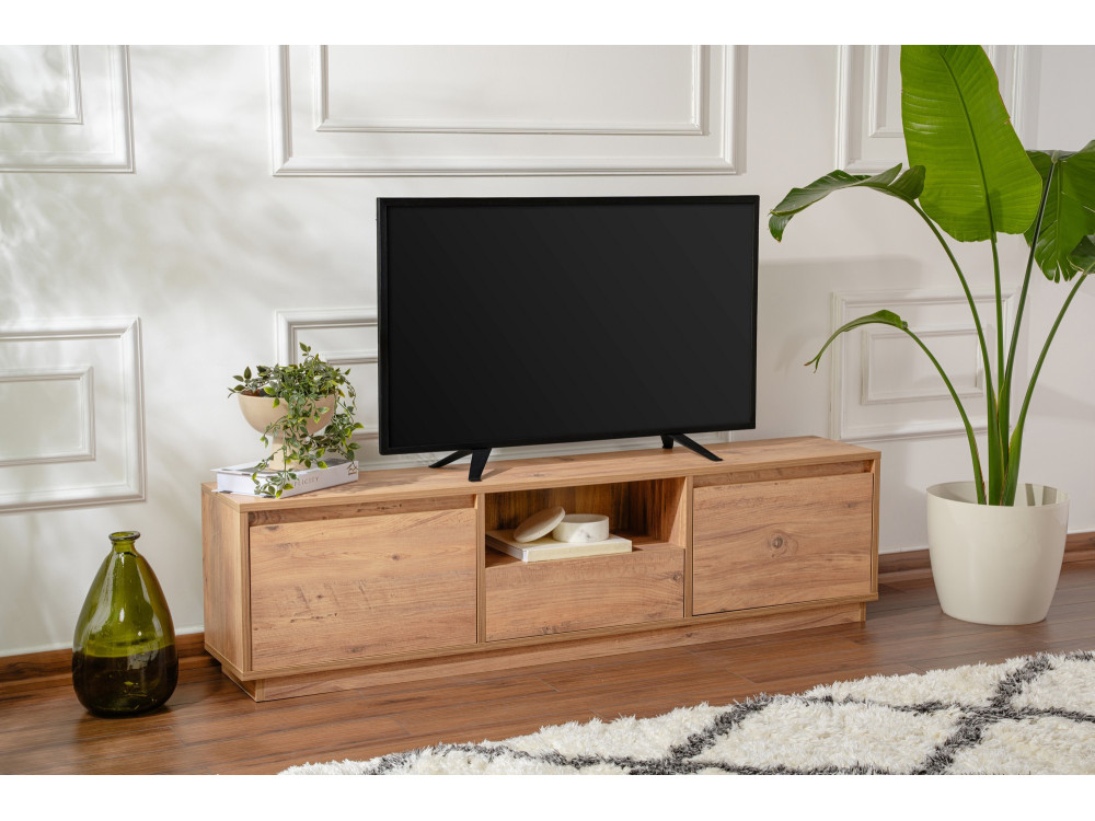 Houten TV-meubel "Vanguard" - 160 x 29 x 42 cm - Atlantic Pine