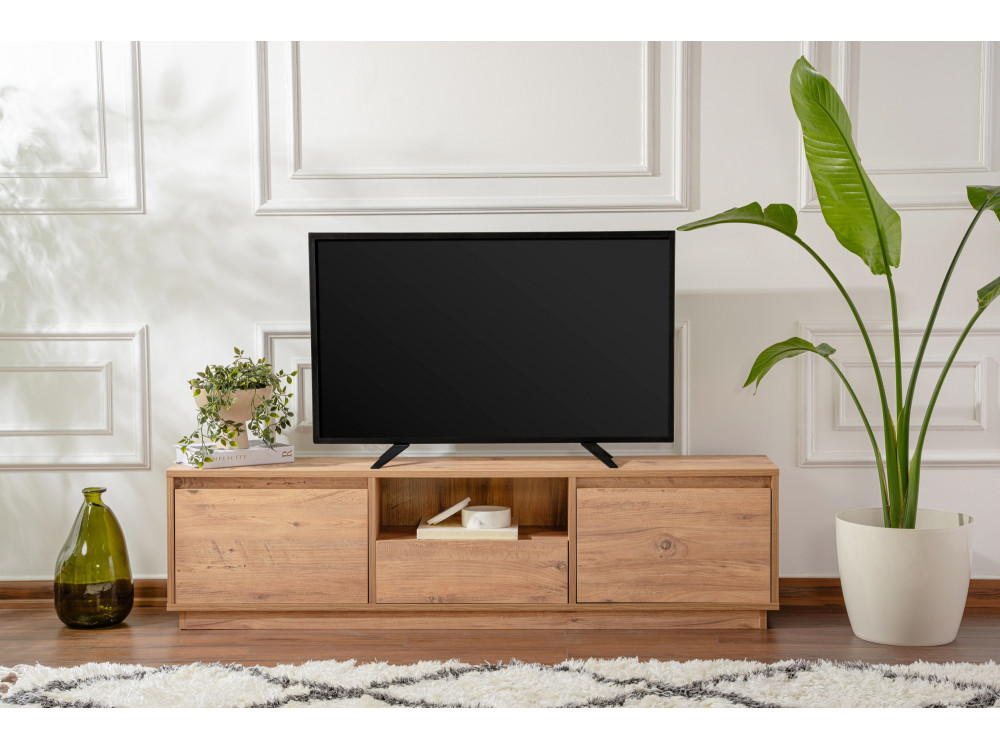 Houten TV-meubel "Vanguard" - 160 x 29 x 42 cm - Atlantic Pine