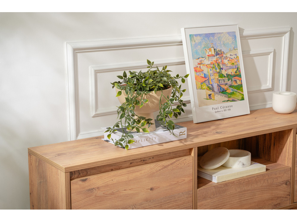 Houten TV-meubel "Vanguard" - 160 x 29 x 42 cm - Atlantic Pine