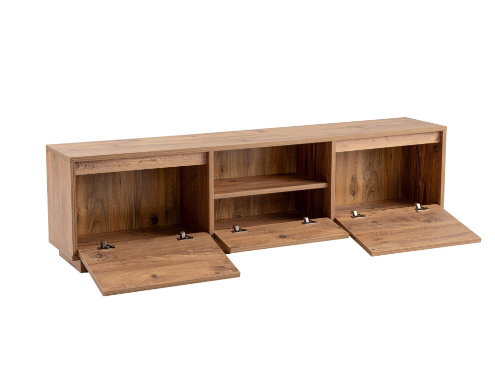 Houten TV-meubel "Vanguard" - 160 x 29 x 42 cm - Atlantic Pine