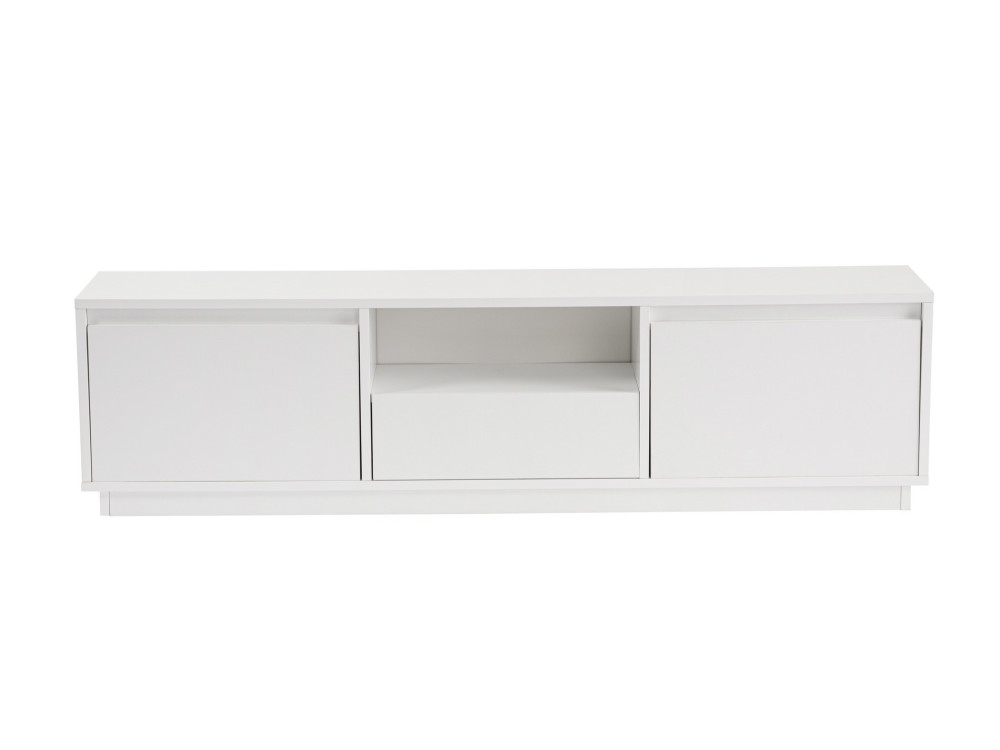 Houten TV-meubel "Vanguard" - 160 x 29 x 42 cm - Natuurlijk wit