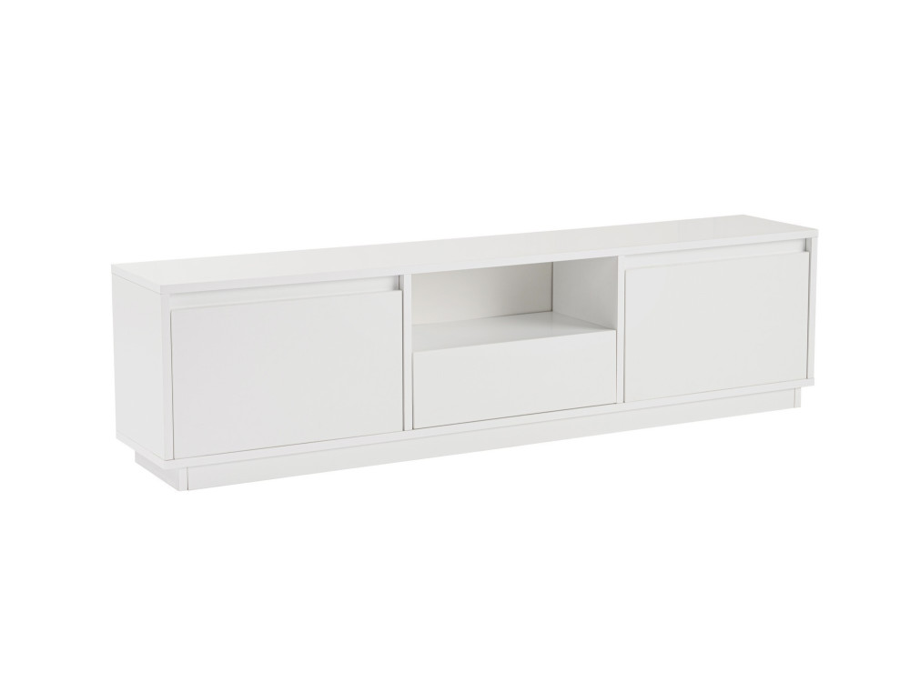 Houten TV-meubel "Vanguard" - 160 x 29 x 42 cm - Natuurlijk wit