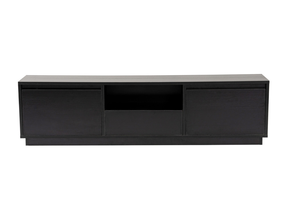 Houten TV-meubel "Vanguard" 160 x 30 x 42 cm - Zwart Hout