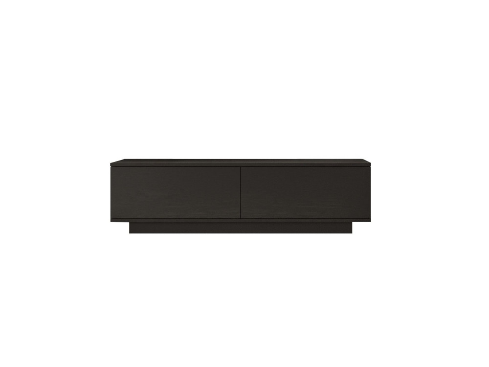 FN1" houten TV-standaard - 140 x 35 x 38 cm - Zwart