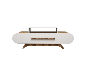 Houten TV-meubel "Rose" - 145 x 36 x 49 cm - Wit