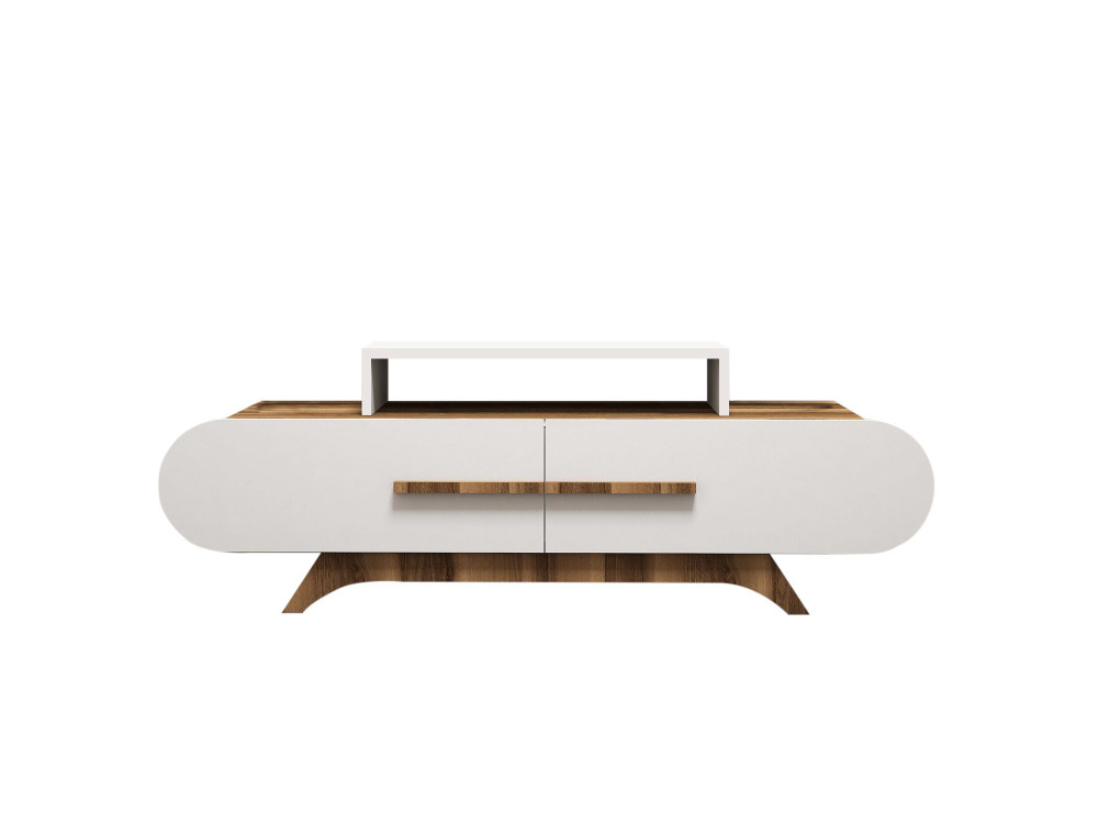 Houten TV-meubel "Rose" - 145 x 36 x 49 cm - Wit