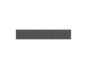 West" houten TV-meubel 150 x 32 x 30 cm - Antraciet