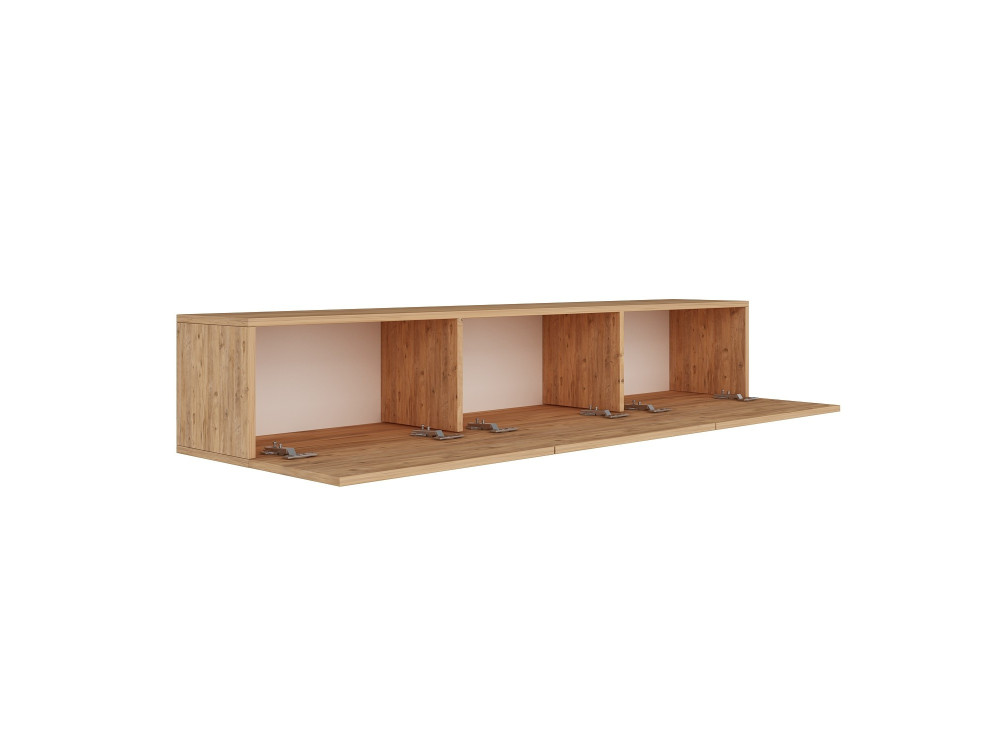 West" houten TV-meubel 150 x 32 x 30 cm - Atlantisch grenen