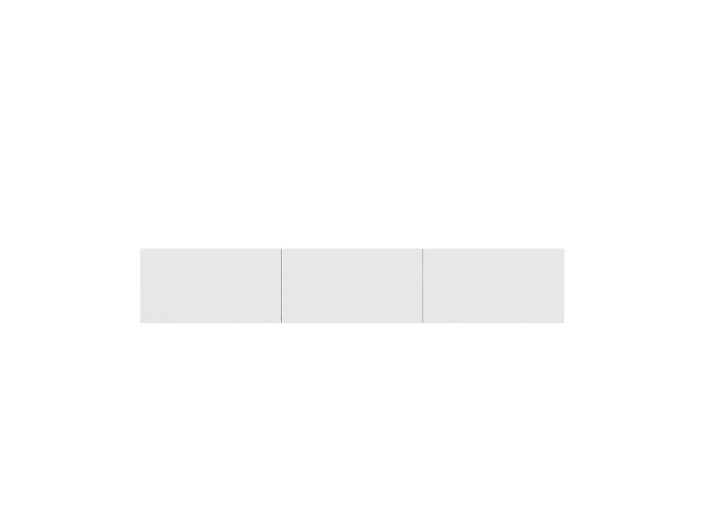 West" houten TV-meubel 150 x 32 x 30 cm - Wit