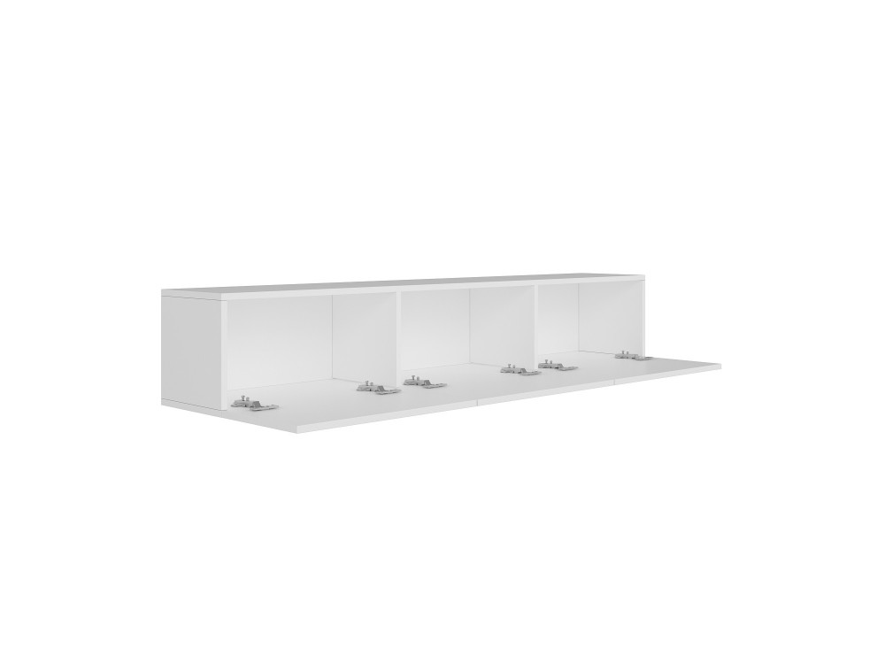 West" houten TV-meubel 150 x 32 x 30 cm - Wit