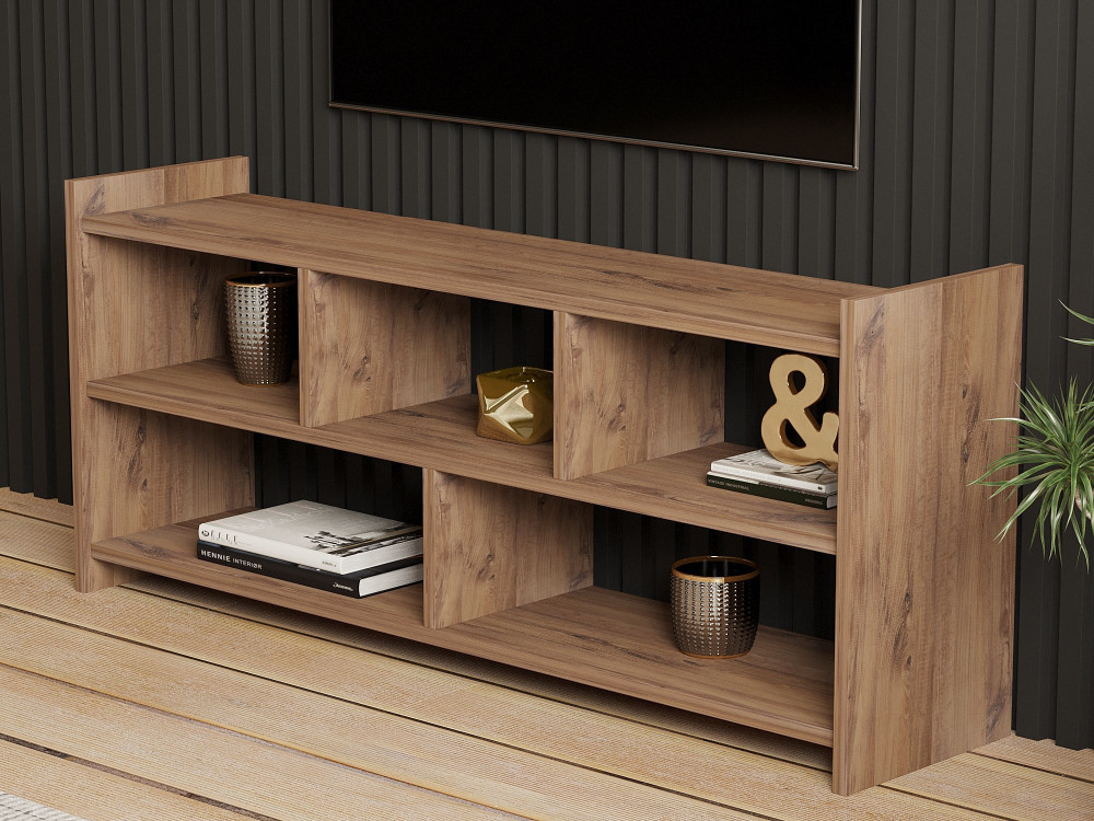 Houten TV-meubel "Pera" - 117 x 28 x 55 cm - Atlantisch grenen