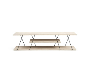 Houten TV-meubel "Canaz" - 120 x 30 x 33 cm - Beige