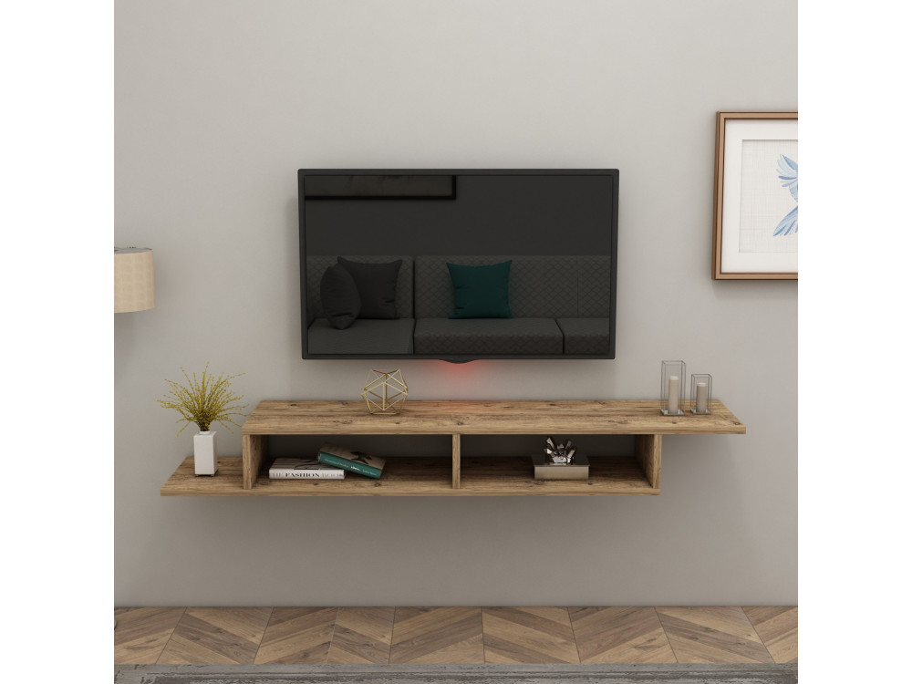 Houten TV-meubel "Muson" - 120 x 29 x 18 cm - Atlantic Pine