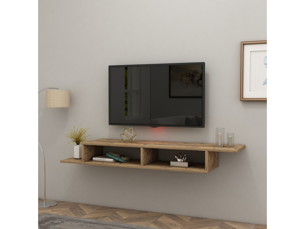 Houten TV-meubel "Muson" - 120 x 29 x 18 cm - Atlantic Pine