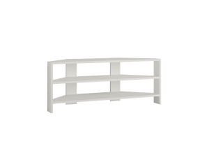 ThalesCorner" houten TV-meubel - 110 x 36 x 45 cm - Wit