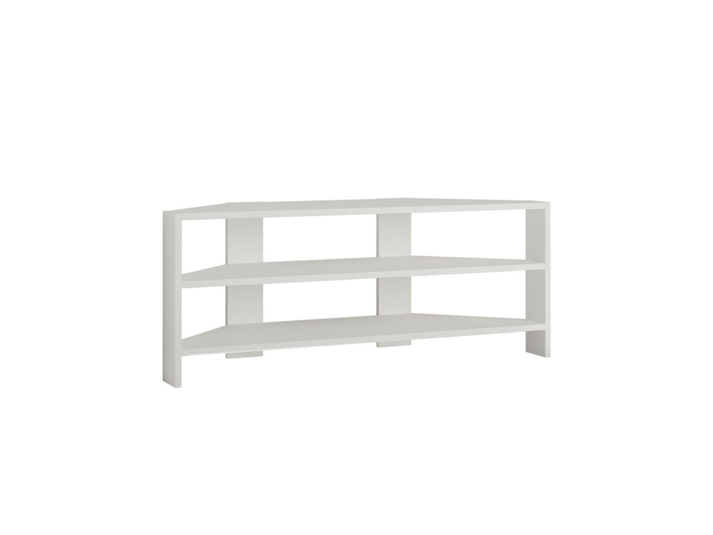 ThalesCorner" houten TV-meubel - 110 x 36 x 45 cm - Wit