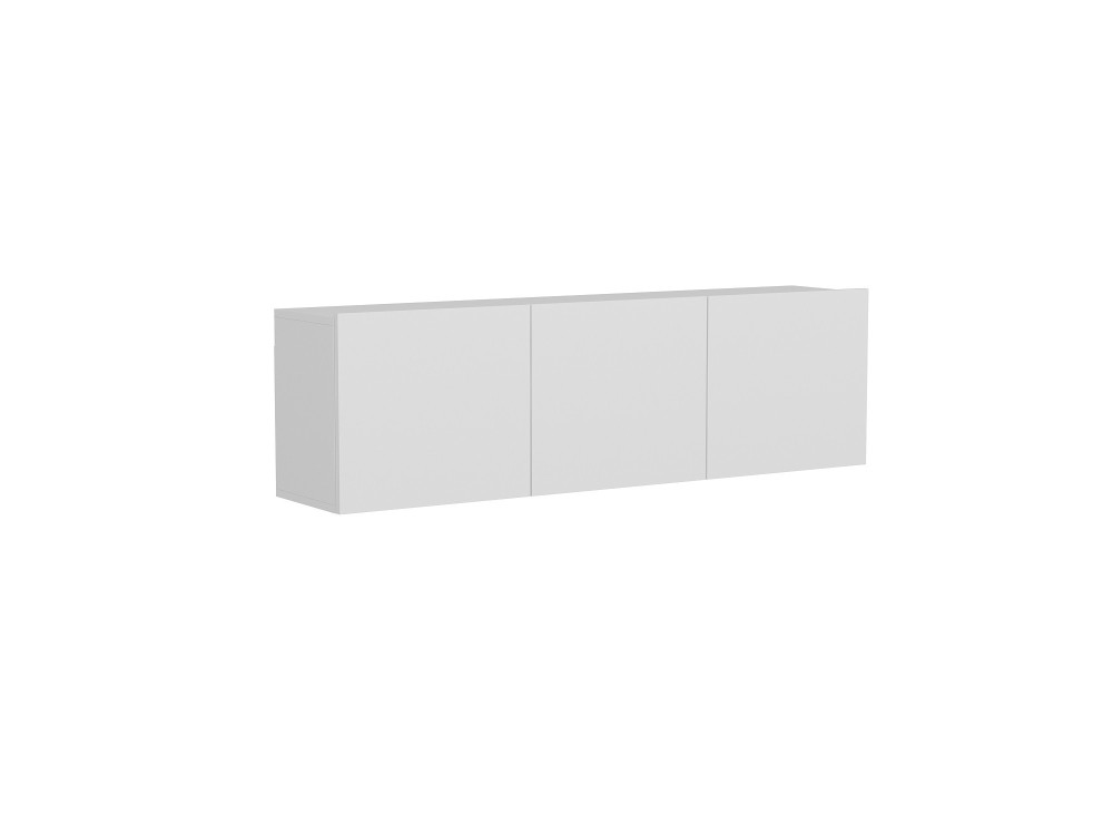 Wit" houten TV-meubel - 150 x 31 x 44 cm - Wit