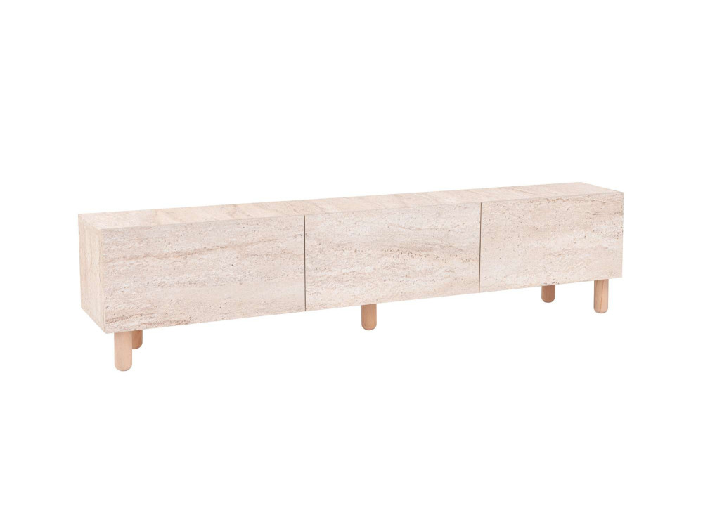 Houten TV-meubel "Alvin" - 180 x 31 x 42 cm - Beige