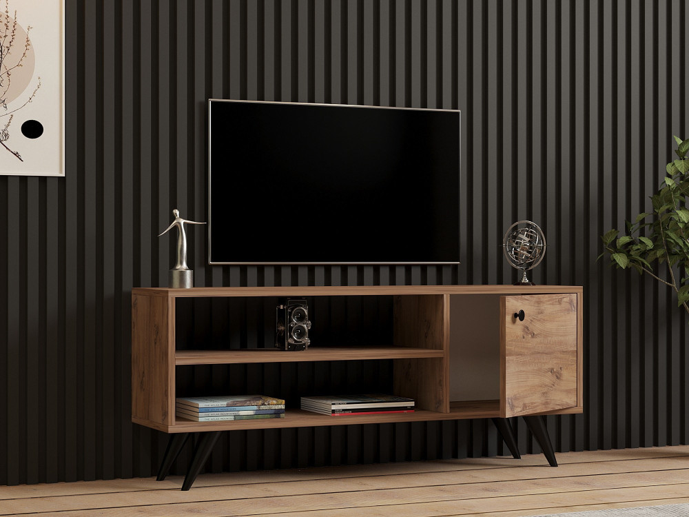 Houten TV-meubel "Jena" - 120 x 29 x 50 cm - Atlantic Pine