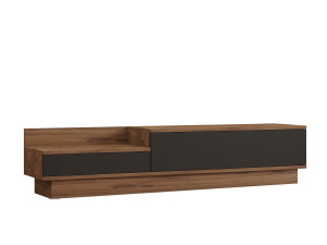 Houten TV-meubel "Asir" - 160 x 35 x 35 cm - Bruin