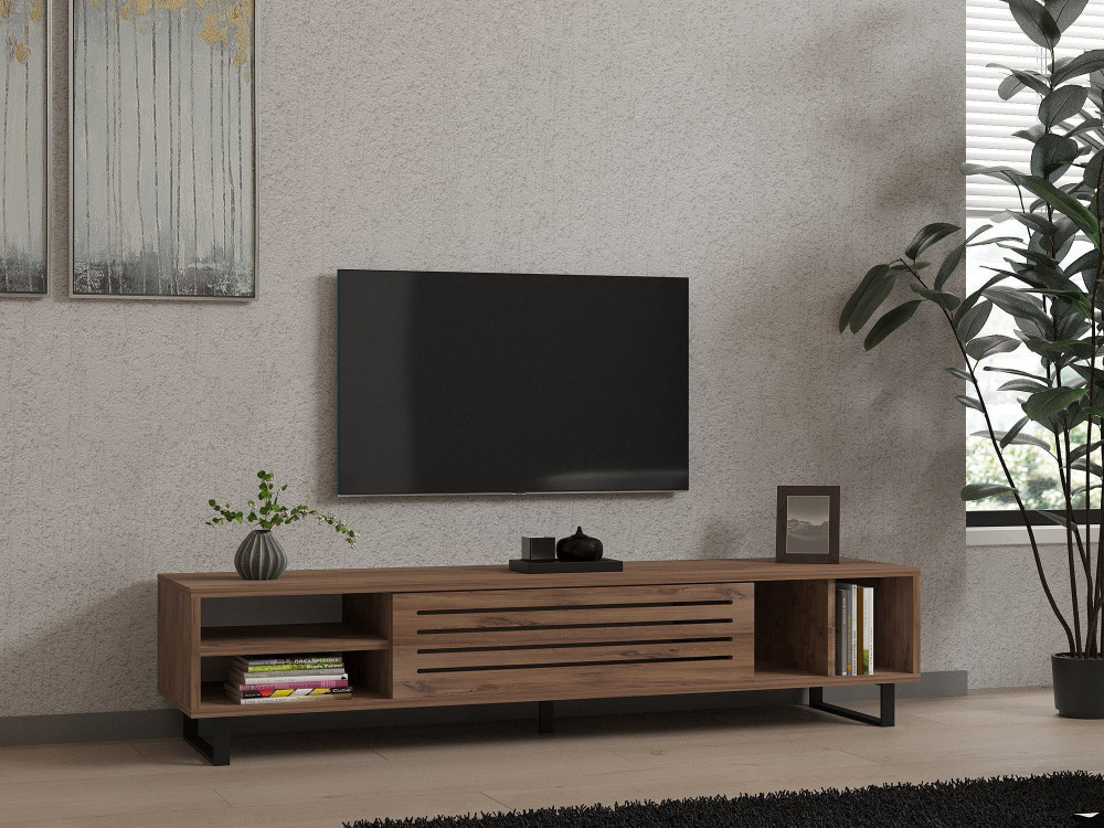 Houten TV-meubel "Safir" 160 x 40 x 35 cm - Atlantic Pine