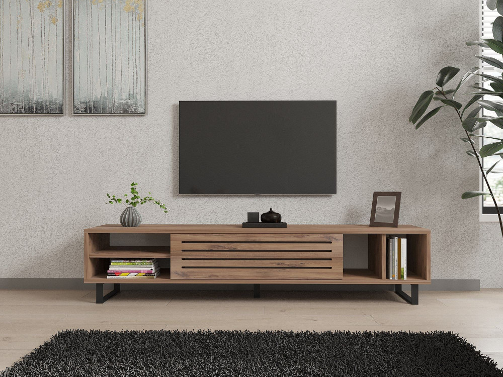 Houten TV-meubel "Safir" 160 x 40 x 35 cm - Atlantic Pine
