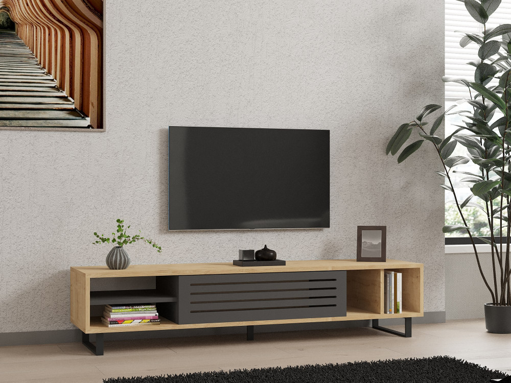 Houten TV-meubel "Safir" 160 x 40 x 35 cm - Saphir